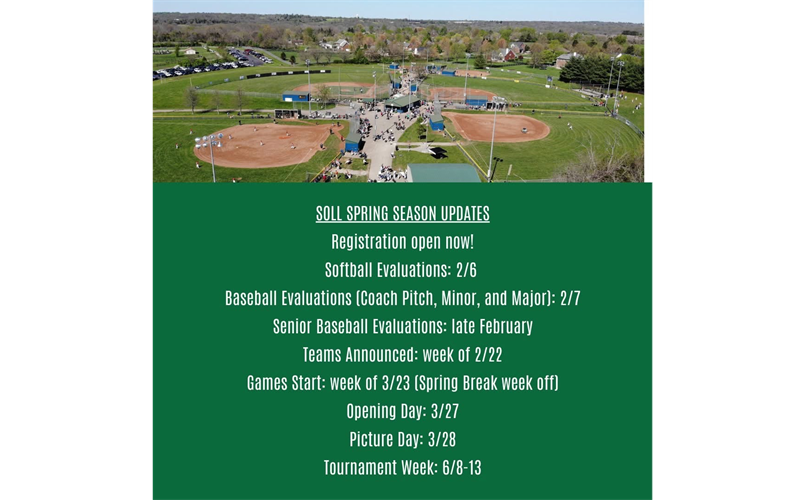 Important Dates for Spring 2026